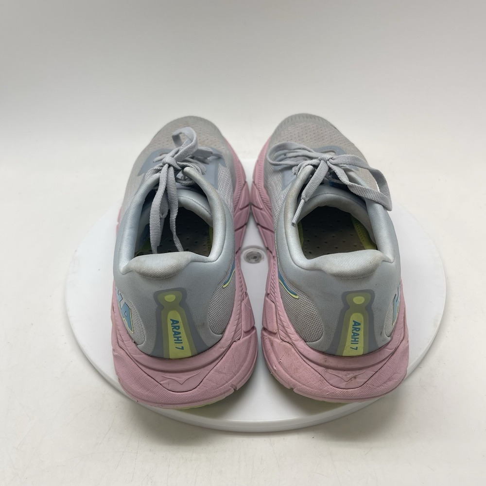 Hoka One One Sneakers Womens 9 B Arahi 7 1147851 GLP Gray Running Gym‎ Shoes - Picture 4 of 10